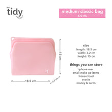 Load image into Gallery viewer, The Tidy Concept Classic Reusable Silicone Bag - Medium