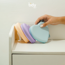 Load image into Gallery viewer, The Tidy Concept Heart Zip Bag