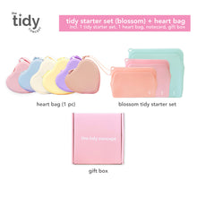 Load image into Gallery viewer, The Tidy Concept Tidy Starter Set & Heart Bag Gift Set
