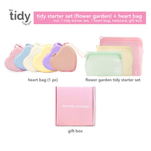 Load image into Gallery viewer, The Tidy Concept Tidy Starter Set & Heart Bag Gift Set