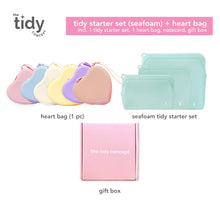Load image into Gallery viewer, The Tidy Concept Tidy Starter Set & Heart Bag Gift Set