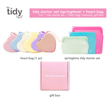 Load image into Gallery viewer, The Tidy Concept Tidy Starter Set & Heart Bag Gift Set