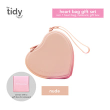 Load image into Gallery viewer, The Tidy Concept Heart Zip Bag Gift Set