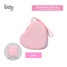 Load image into Gallery viewer, The Tidy Concept Heart Zip Bag Gift Set