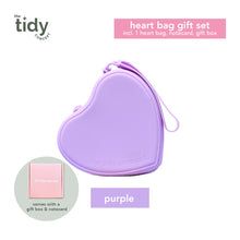 Load image into Gallery viewer, The Tidy Concept Heart Zip Bag Gift Set