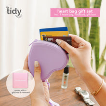 Load image into Gallery viewer, The Tidy Concept Heart Zip Bag Gift Set
