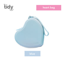 Load image into Gallery viewer, The Tidy Concept Heart Zip Bag