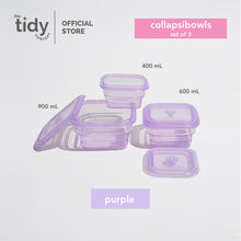 Load image into Gallery viewer, The Tidy Concept Collapsibowls (Set of 3)