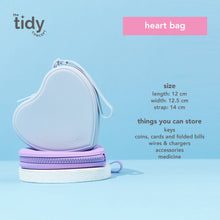 Load image into Gallery viewer, The Tidy Concept Heart Zip Bag Gift Set