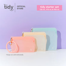 Load image into Gallery viewer, The Tidy Starter Reusable Silicone Bag - Set of 3