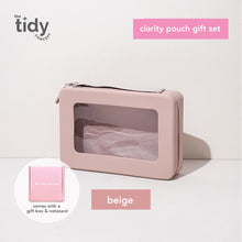 Load image into Gallery viewer, The Tidy Concept Clarity Pouch Gift Set
