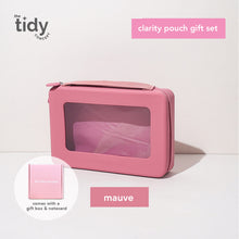 Load image into Gallery viewer, The Tidy Concept Clarity Pouch Gift Set
