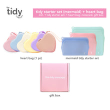 Load image into Gallery viewer, The Tidy Concept Tidy Starter Set &amp; Heart Bag Gift Set
