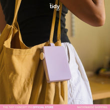 Load image into Gallery viewer, The Tidy Concept Clippable Card Pouch - Silicone Bag with Zipper and Adjustable Nylon Strap
