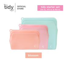 Load image into Gallery viewer, The Tidy Starter Reusable Silicone Bag - Set of 3
