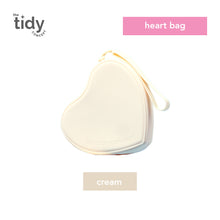 Load image into Gallery viewer, The Tidy Concept Heart Zip Bag
