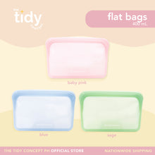 Load image into Gallery viewer, The Tidy Concept Reusable Silicone Bag - Flat Bag
