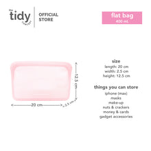Load image into Gallery viewer, The Tidy Concept Reusable Silicone Bag - Flat Bag
