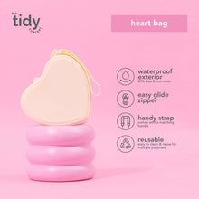 Load image into Gallery viewer, The Tidy Concept Heart Zip Bag Gift Set
