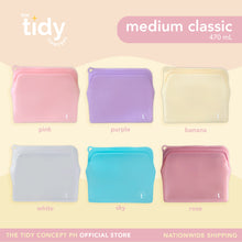 Load image into Gallery viewer, The Tidy Concept Classic Reusable Silicone Bag - Medium
