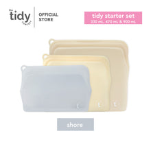 Load image into Gallery viewer, The Tidy Starter Reusable Silicone Bag - Set of 3
