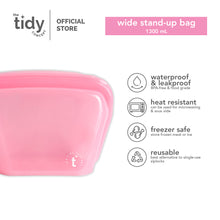 Load image into Gallery viewer, The Tidy Concept Reusable Silicone Wide Bag
