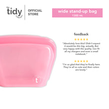 Load image into Gallery viewer, The Tidy Concept Reusable Silicone Wide Bag
