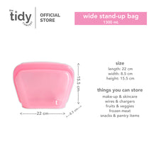 Load image into Gallery viewer, The Tidy Concept Reusable Silicone Wide Bag
