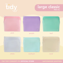 Load image into Gallery viewer, The Tidy Concept Classic Reusable Silicone Bag - Large
