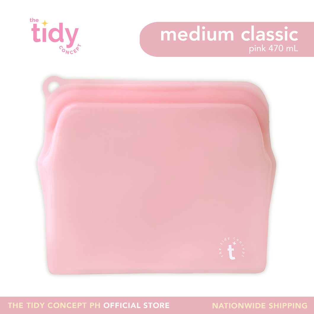 The Tidy Concept Classic Reusable Silicone Bag - Medium