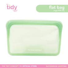 Load image into Gallery viewer, The Tidy Concept Reusable Silicone Bag - Flat Bag
