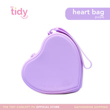 Load image into Gallery viewer, The Tidy Concept Heart Zip Bag
