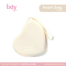 Load image into Gallery viewer, The Tidy Concept Heart Zip Bag
