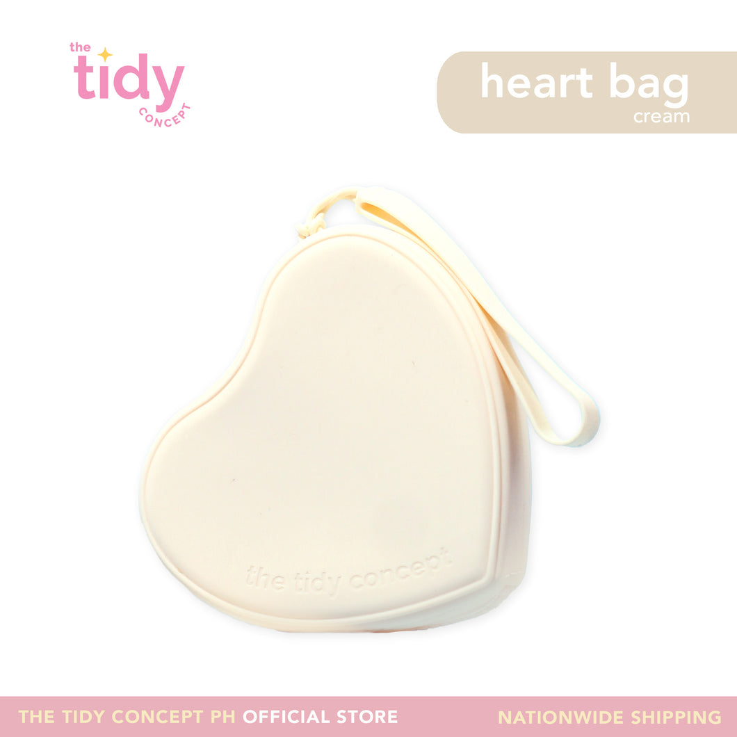 The Tidy Concept Heart Zip Bag