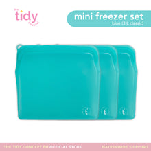 Load image into Gallery viewer, The Tidy Concept Reusable Silicone Bag Mini Freezer Set - Set of 3
