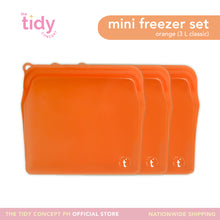 Load image into Gallery viewer, The Tidy Concept Reusable Silicone Bag Mini Freezer Set - Set of 3
