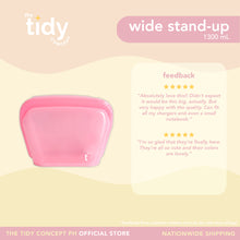 Load image into Gallery viewer, The Tidy Concept Reusable Silicone Wide Bags Set - Set of 3
