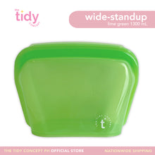 Load image into Gallery viewer, The Tidy Concept Reusable Silicone Wide Bags Set - Set of 3
