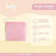 Load image into Gallery viewer, The Tidy Concept Classic Reusable Silicone Bag - Large
