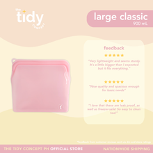 Load image into Gallery viewer, The Tidy Concept Classic Reusable Silicone Bag - Large
